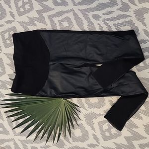 MATERNITY H&M Vegan Leather Legging Pants